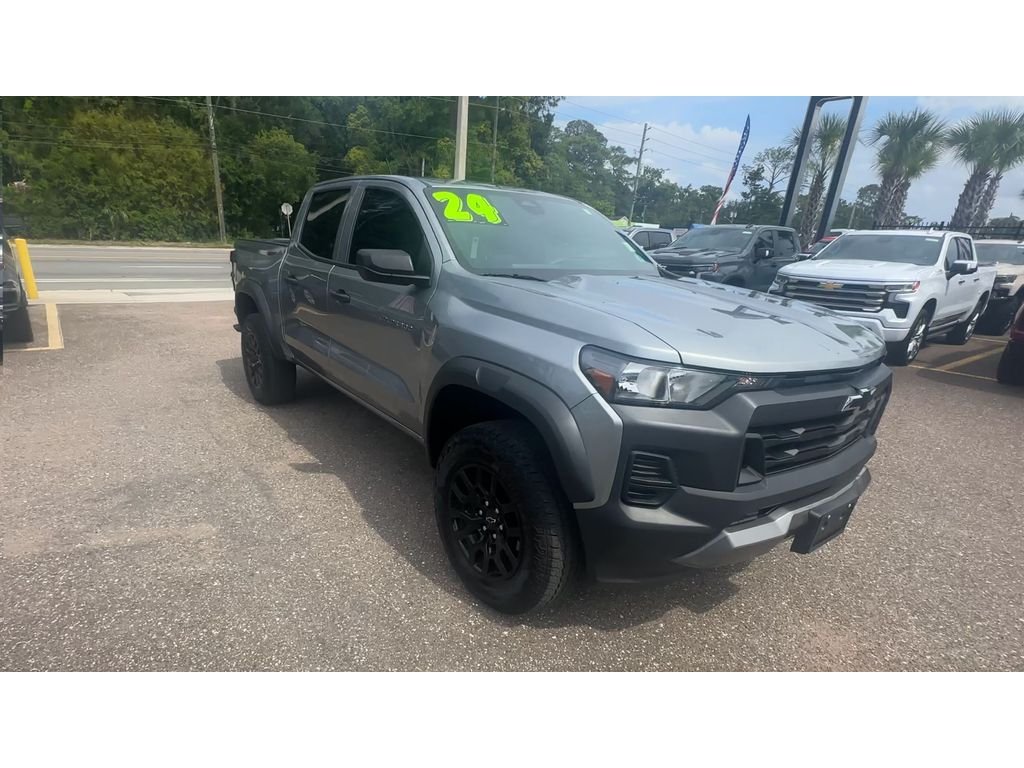 Used 2024 Sterling Gray Metallic Chevrolet Trail Boss image 8