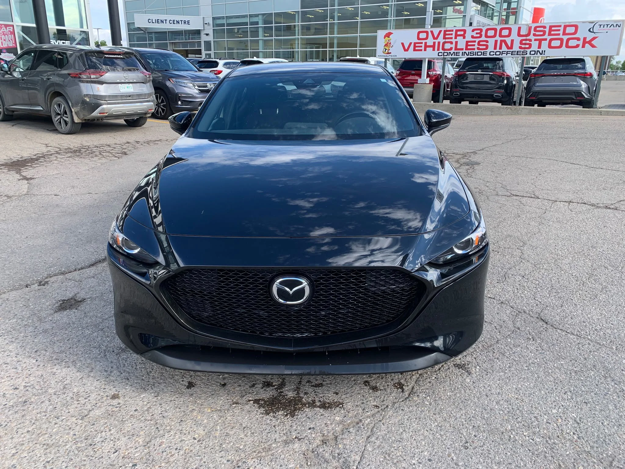 Used 2023 Jet Black Mica Mazda GS Auto*i-ACTIV AWD | Adaptive Cruise | Nav | Htd Seats | Htd Steering Wheel | Blind Spot Detection image 4