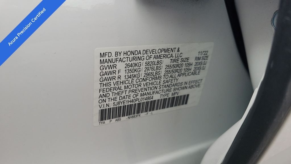 Certified Used 2023 White Acura Technology image 29