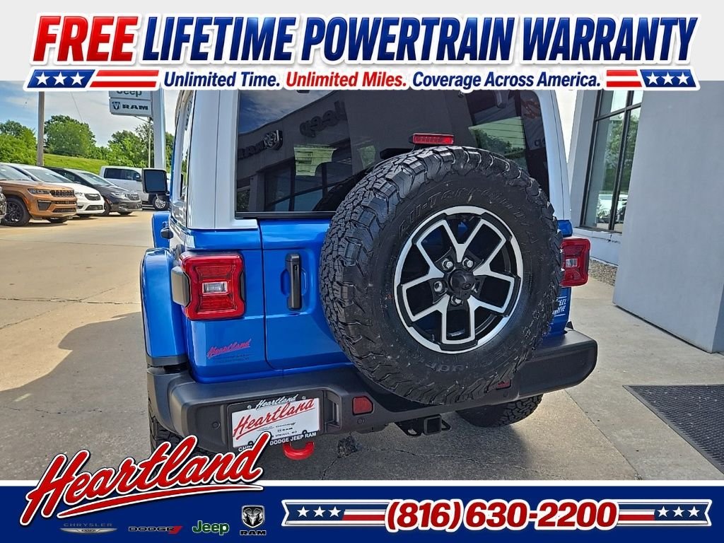 New 2026 Hydro Blue Pearl-Coat Exterior Paint Jeep Rubicon image 8