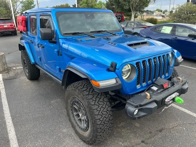 Used 2022 Blue Jeep Unlimited Rubicon 392 image 2