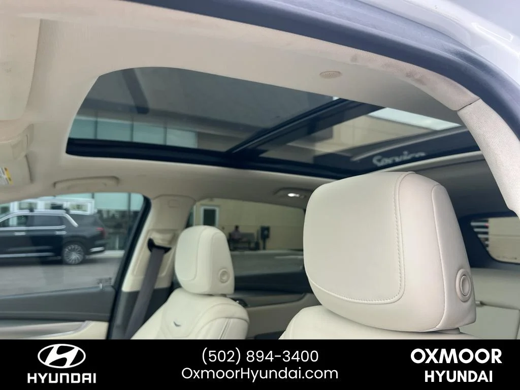 Used 2021 Crystal White Tricoat Cadillac AWD Premium Luxury image 6