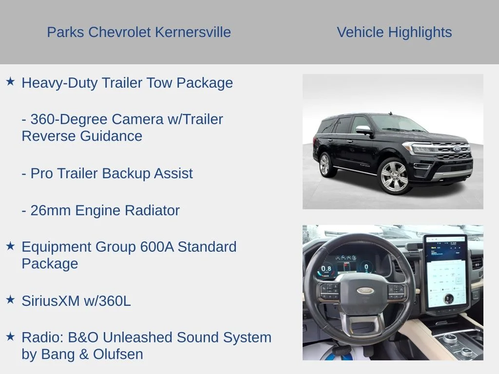 Used 2023 Black Ford Platinum image 10
