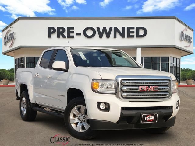 SUMMIT WHITE 2017 GMC Canyon SLE Crew Cab Pickup Truck 4X2