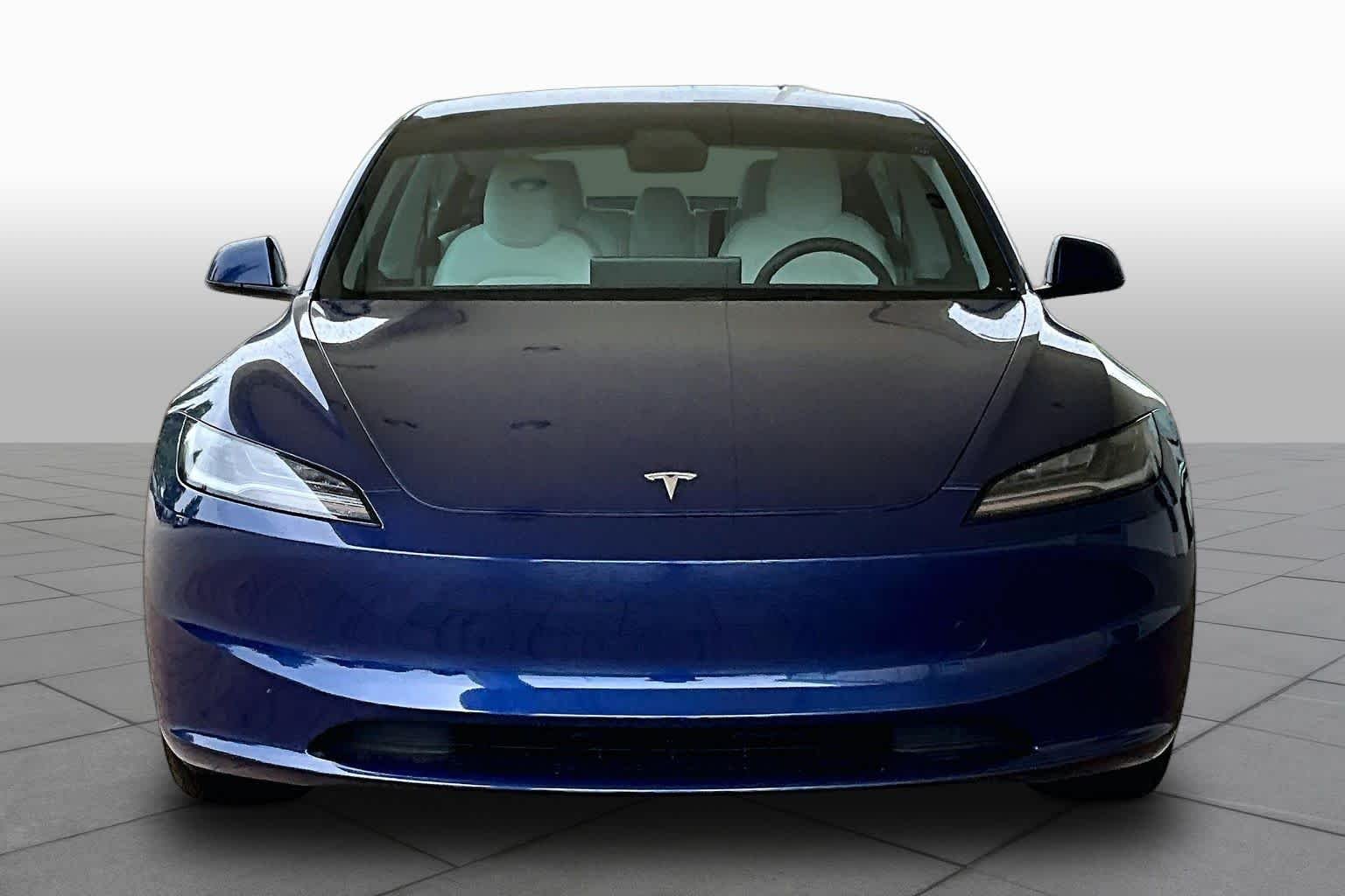 Used 2025 Solid Black Tesla Long Range image 3