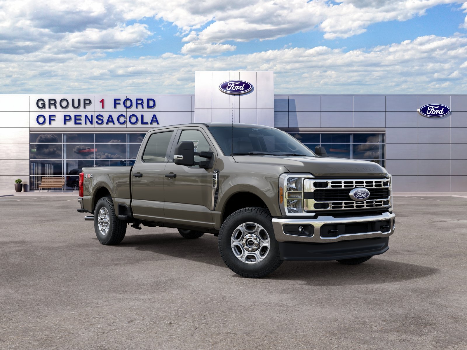 New 2027 Marsh Gray Metallic Ford F-250® XLT image 4