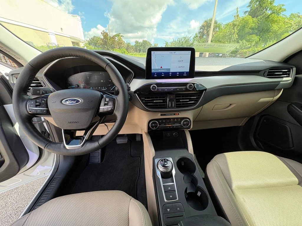 Certified Used 2021 White Ford SEL image 8