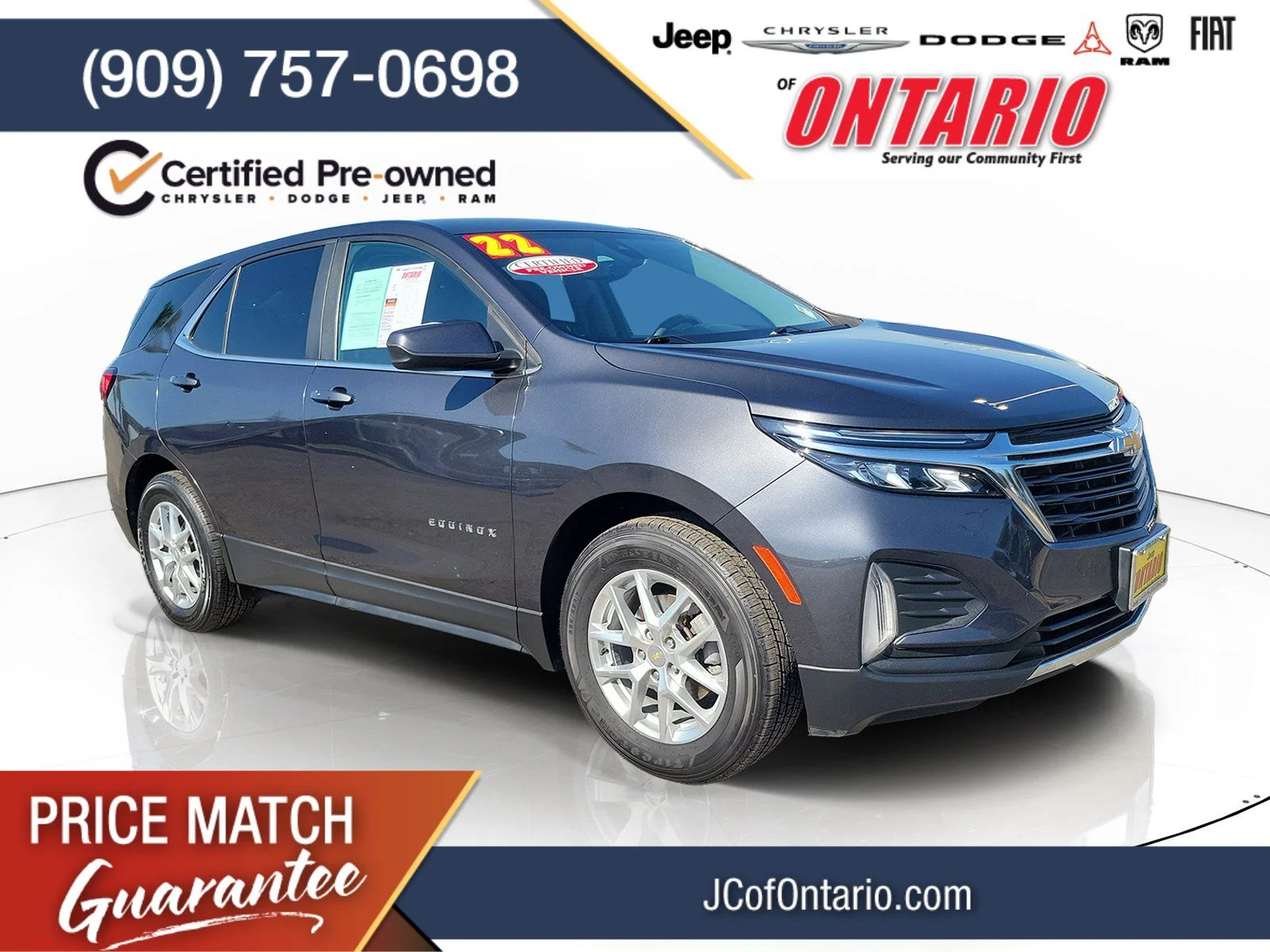 Certified Used 2022 Gray Chevrolet LT image 1