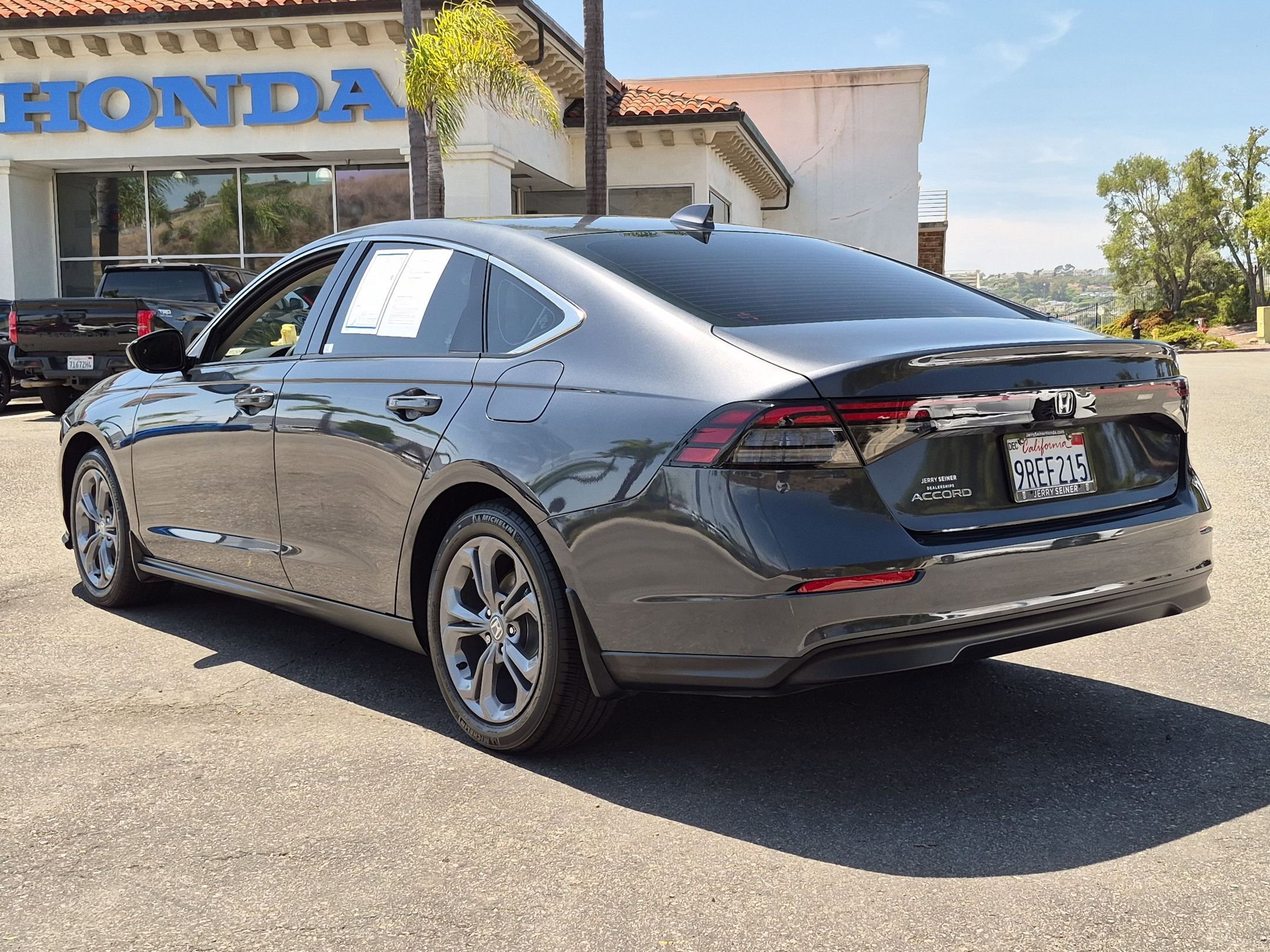 Used 2024 Gray Metallic Honda EX image 3