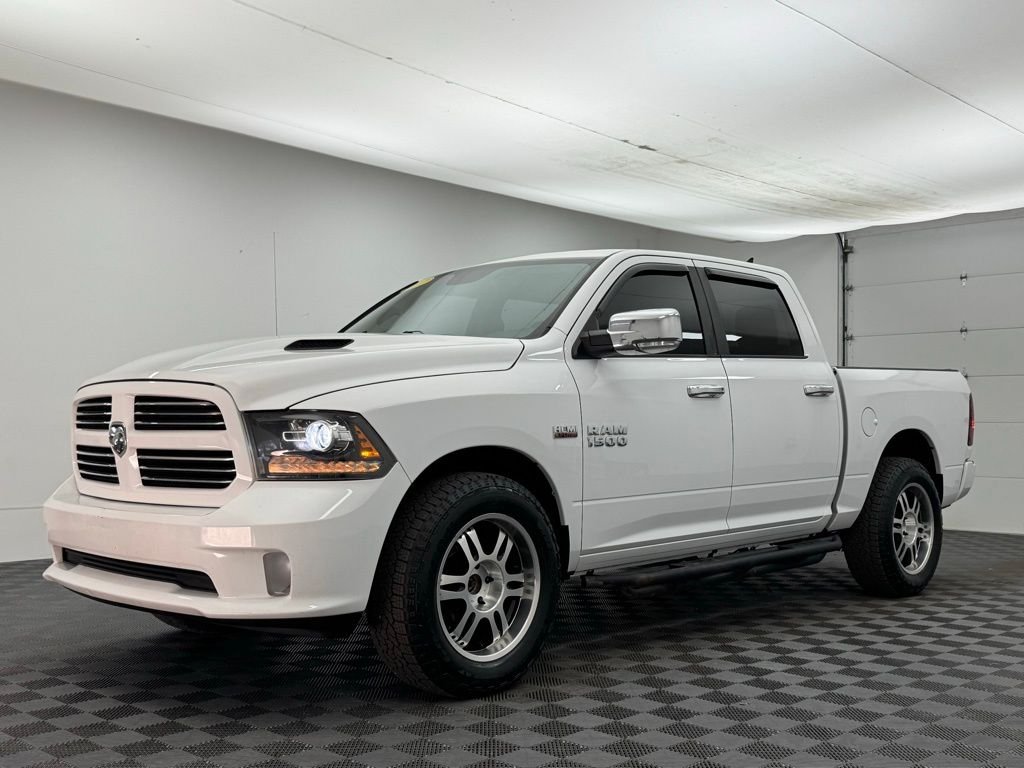 Used 2017 Bright White Clearcoat Ram Sport image 2