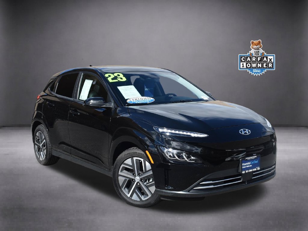 Certified 2023 Hyundai Kona EV Limited with VIN KM8K53AG7PU166098 for sale in Moreno Valley, CA