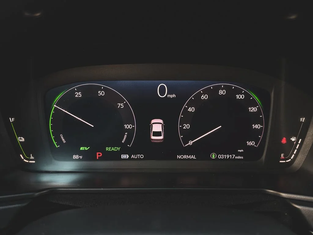 Certified Used 2024 Solar Silver Metallic Honda HYBRID SPORT-L image 54