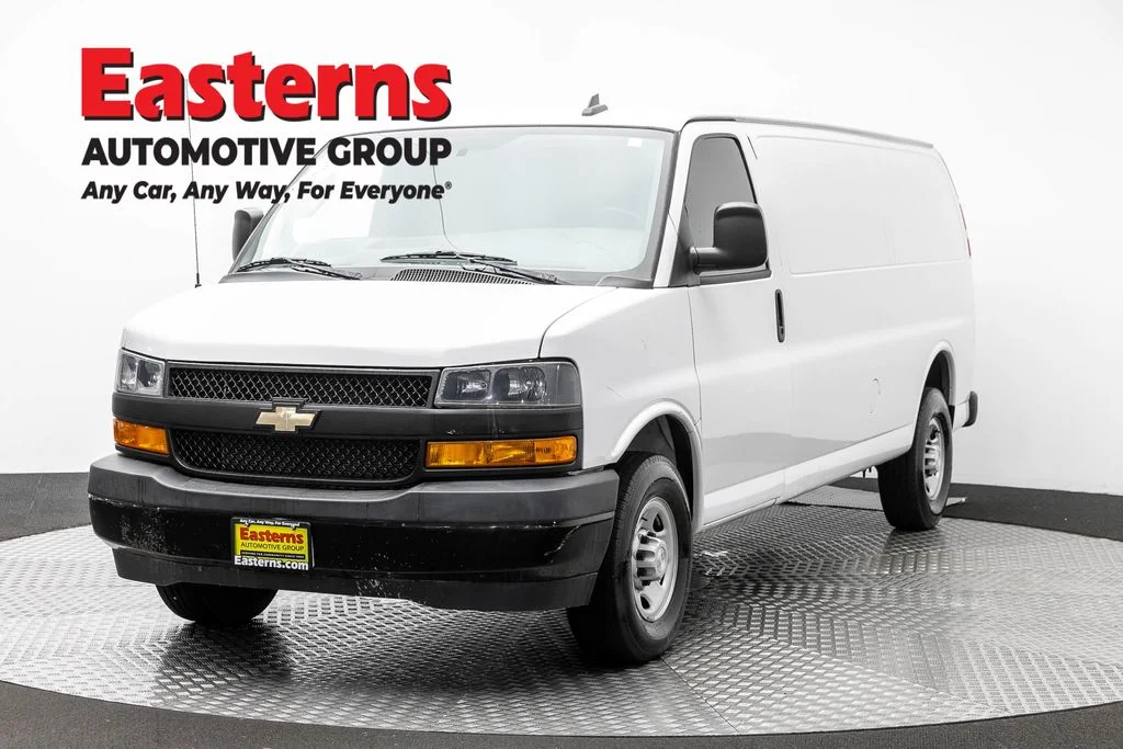 Used 2019 White Chevrolet Work Van image 1