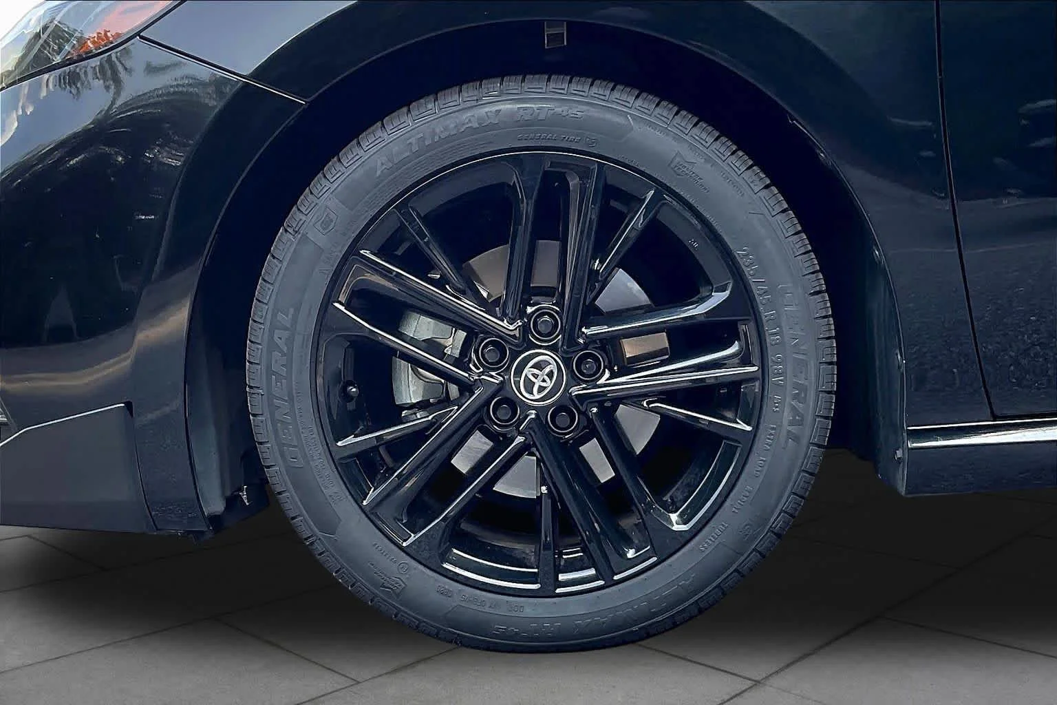 Used 2025 Midnight Black Metallic Toyota SE image 11