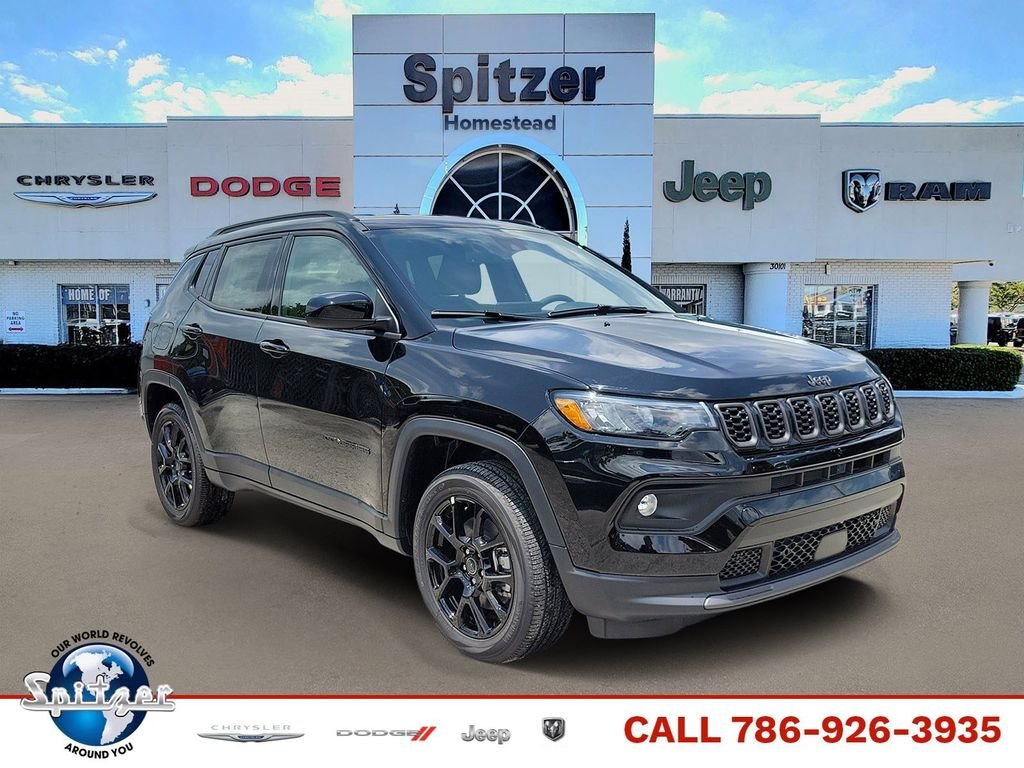 New 2026 Diamond Black Crystal Pearl-Coat Exterior Paint Jeep Latitude image 1
