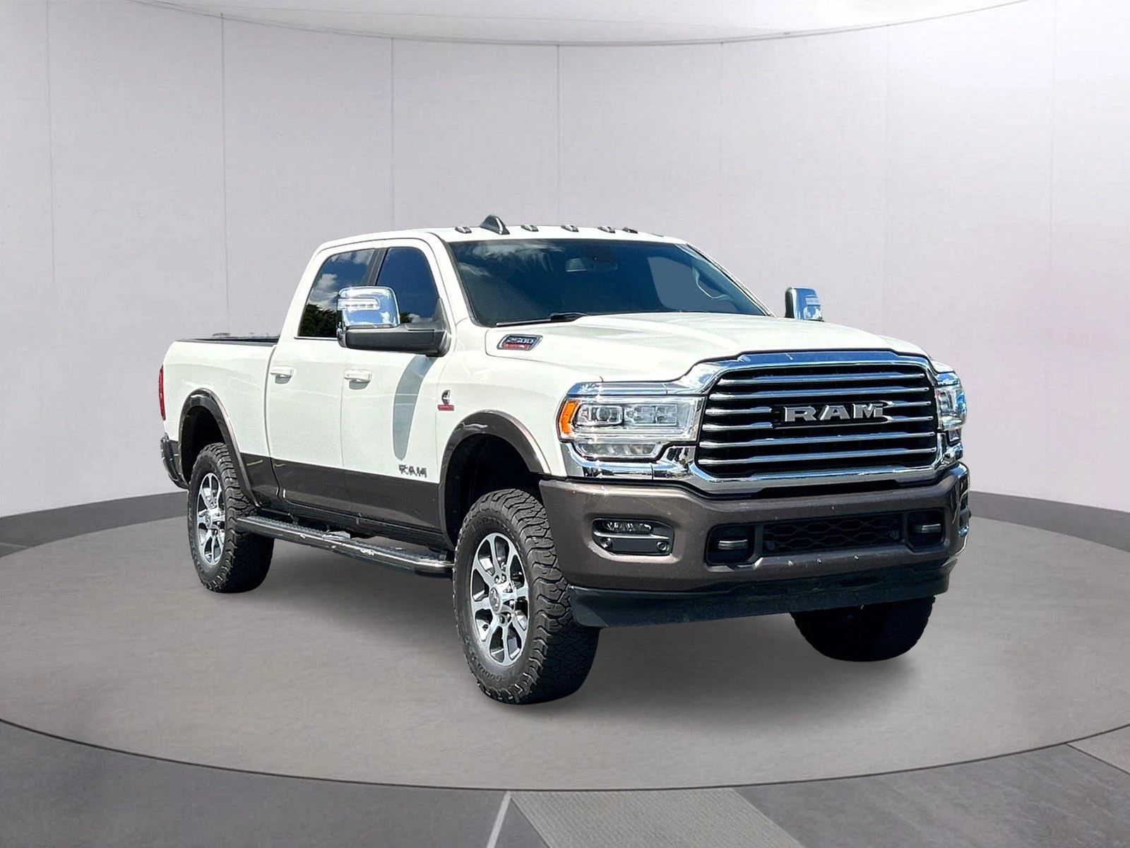 Used 2023 Pearl White Ram Longhorn image 9