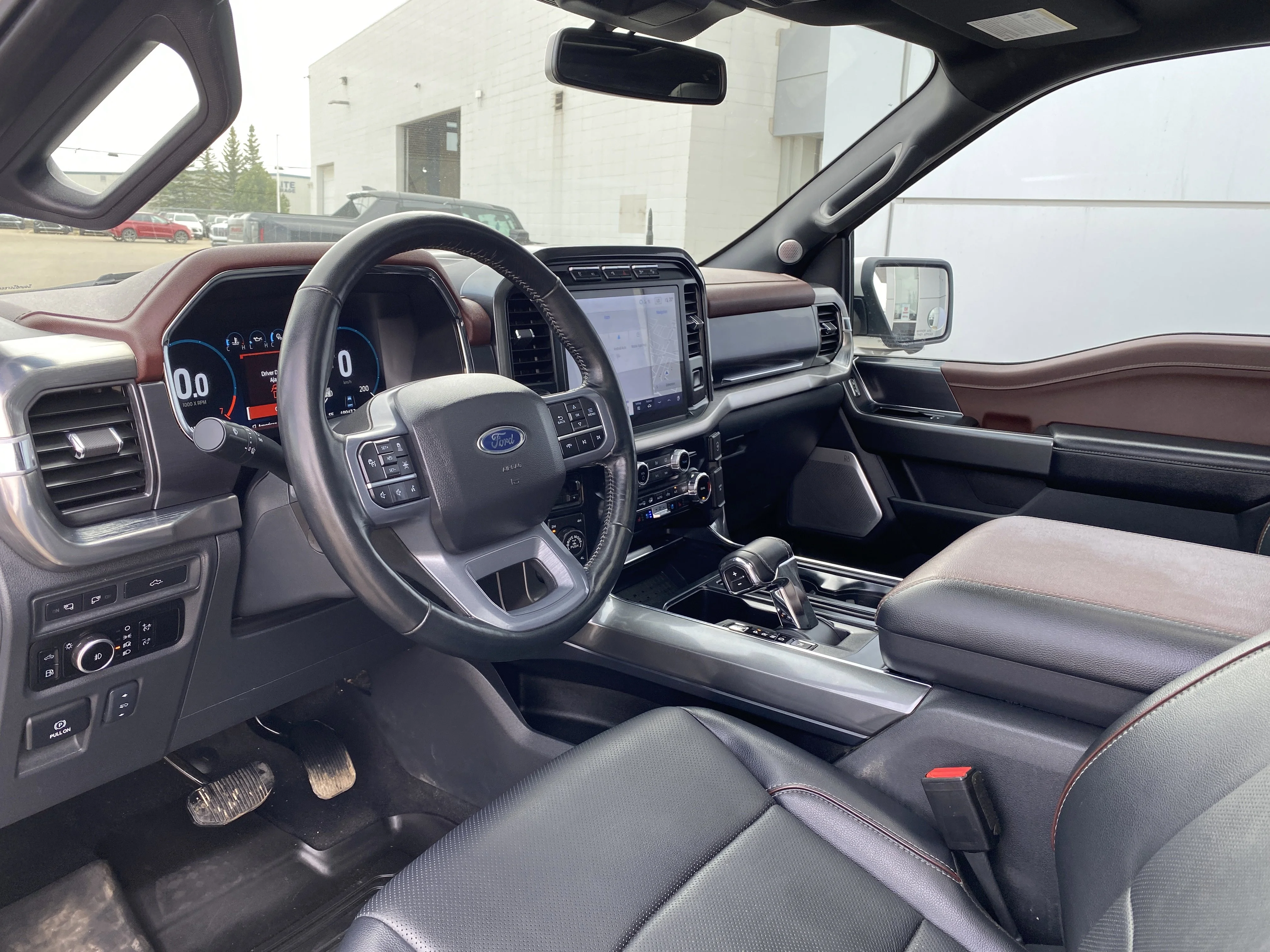 Used 2023 White Ford LARIAT * PANORAMIC SUNROOF * 360 CAMERA * image 9