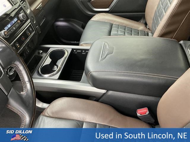 Used 2017 Deep Blue Pearl Nissan Platinum Reserve image 14