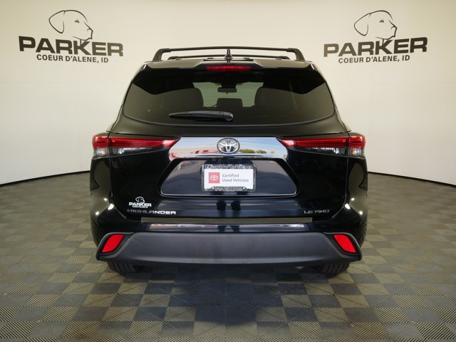 Used 2020 Midnight Black Metallic Toyota LE image 6