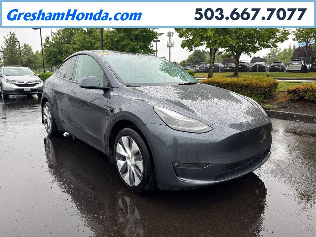 Used 2023 Midnight Silver Metallic Tesla Long Range image 1