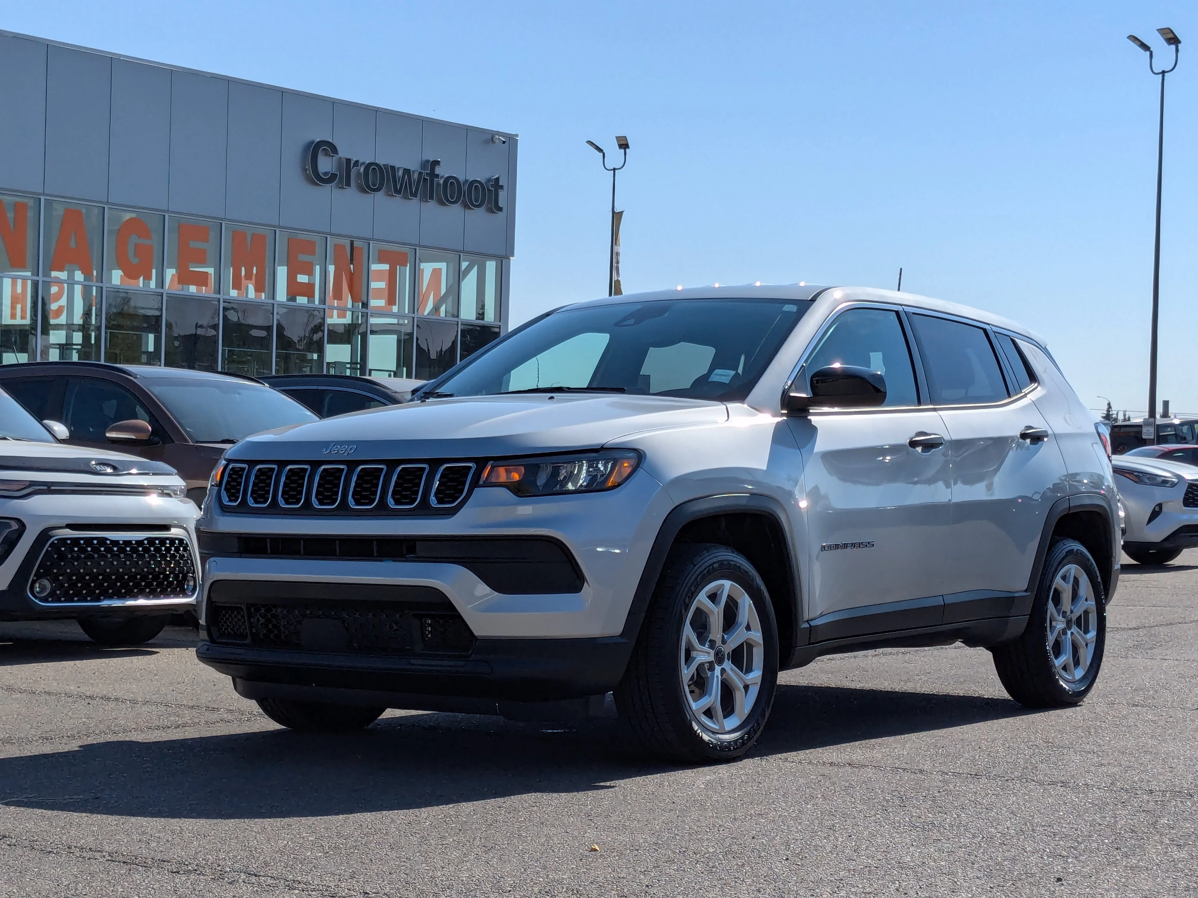 New 2025 Silver Jeep Sport - - Forward Collision Warning - LED Head Lamps - Heated Seats and More! image 4