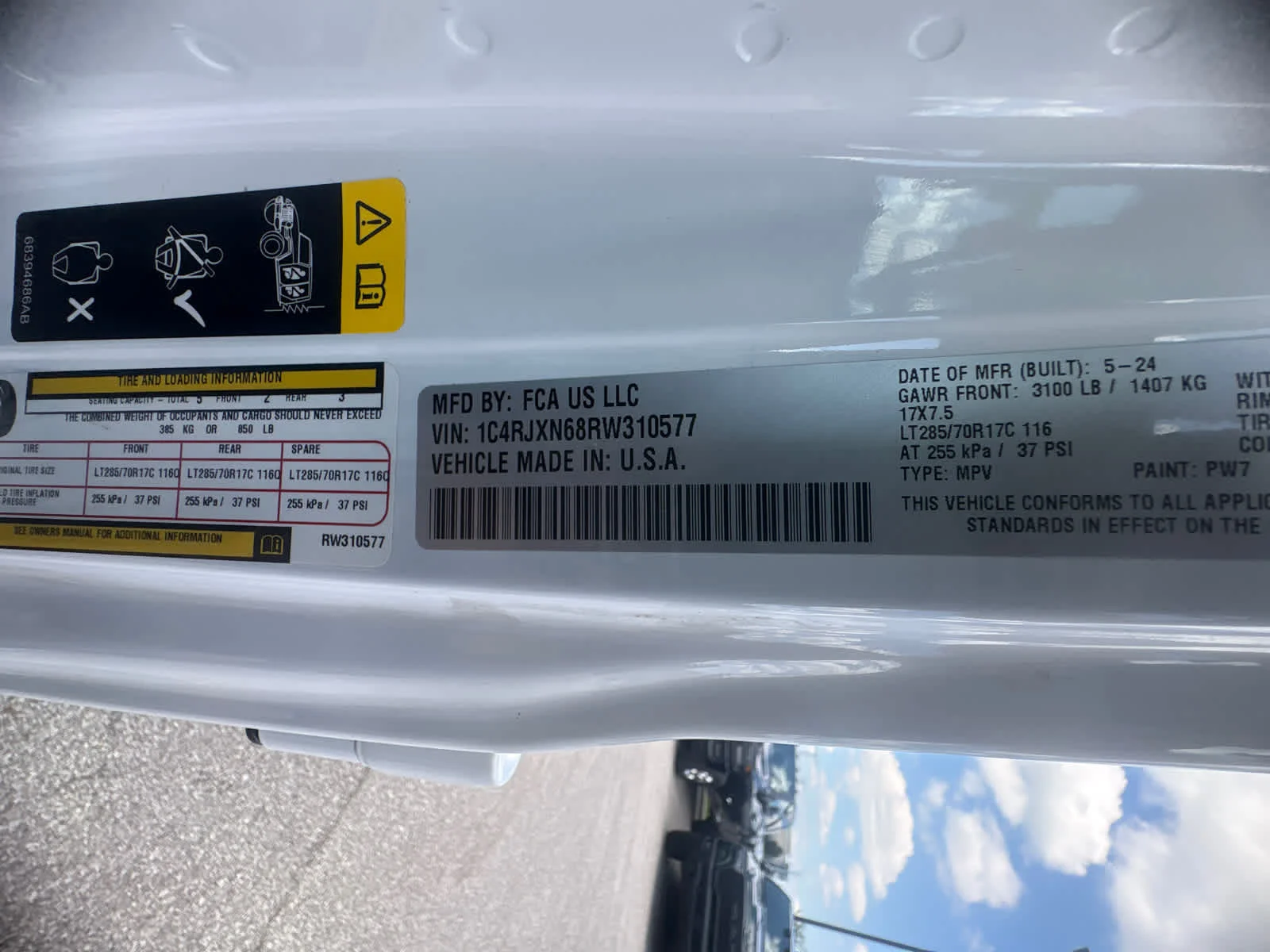 Used 2024 Bright White Clearcoat Jeep Willys image 31