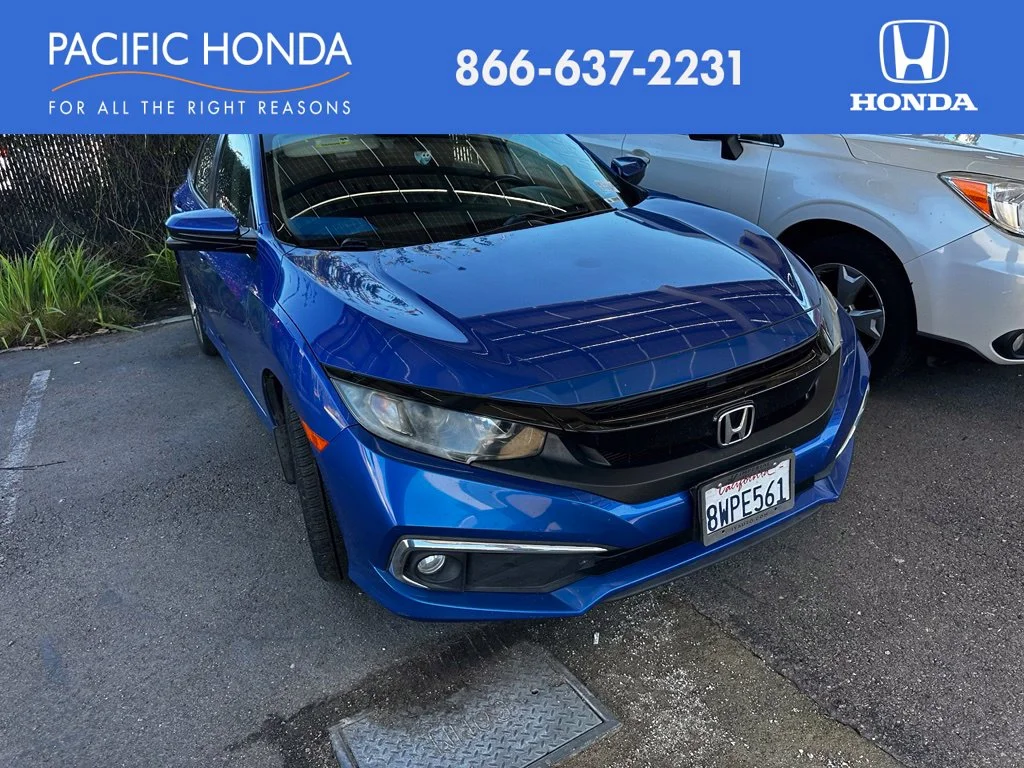 Used 2021 Blue Honda EX image 1