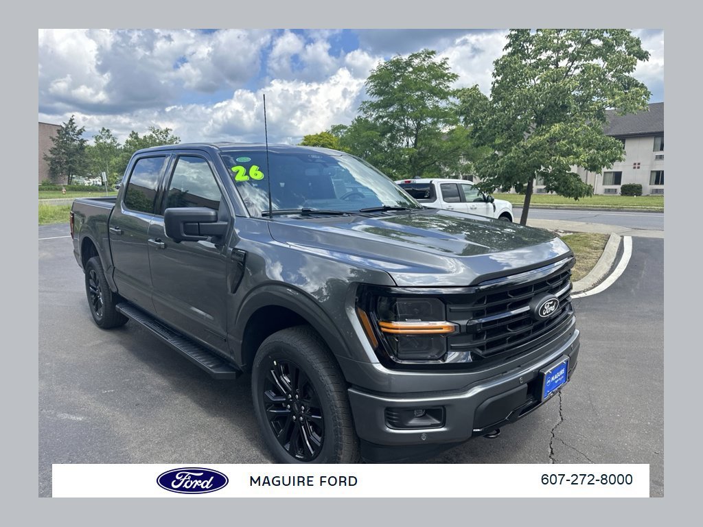 New 2026 Gray Metallic Ford XLT image 1