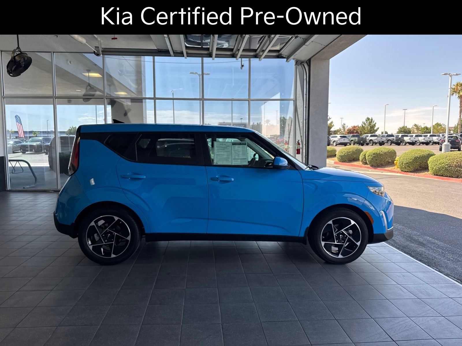 Certified Used 2024 Surf Blue Kia EX image 5
