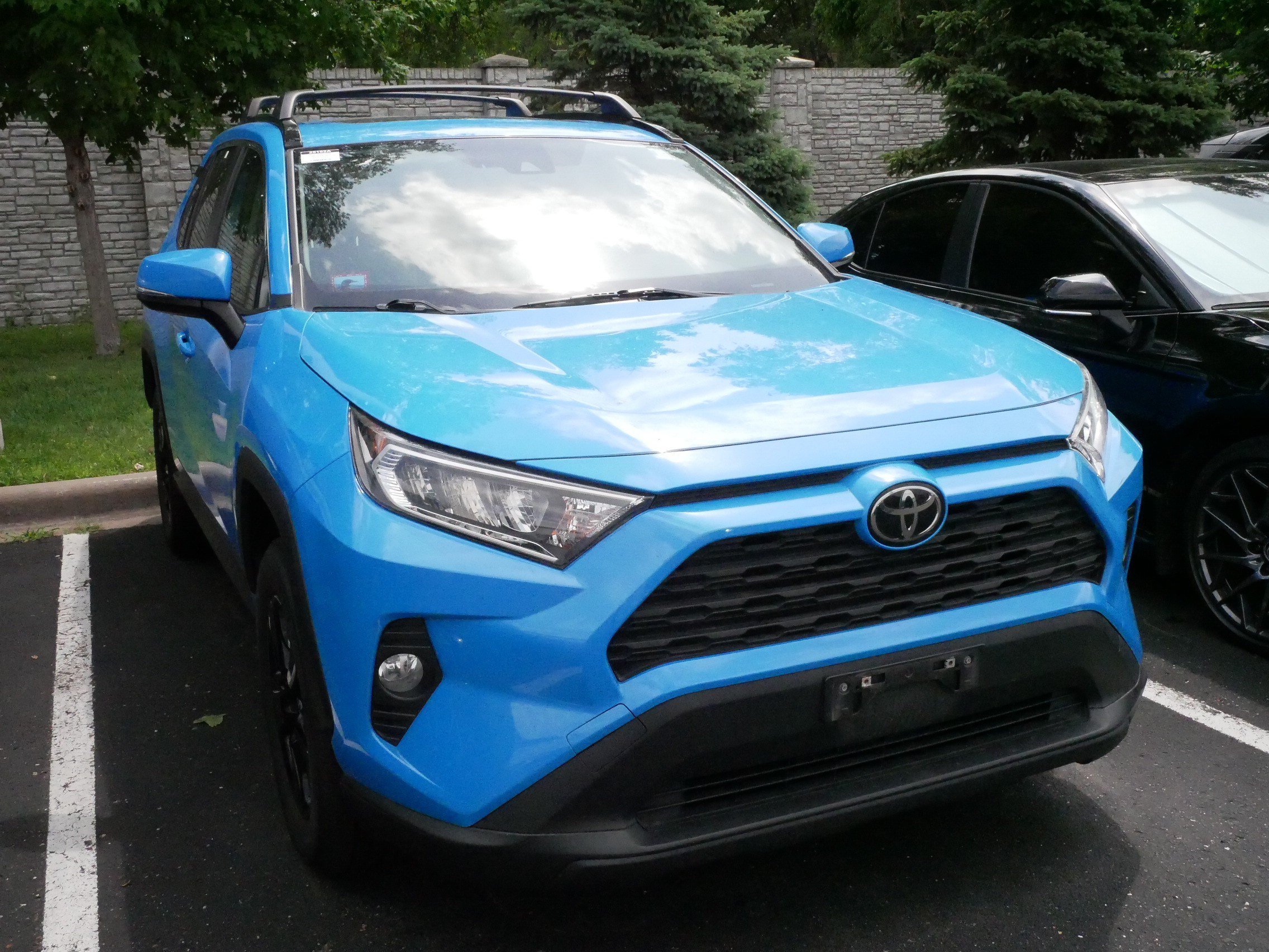 Used 2021 Blue Flame Toyota XLE image 3