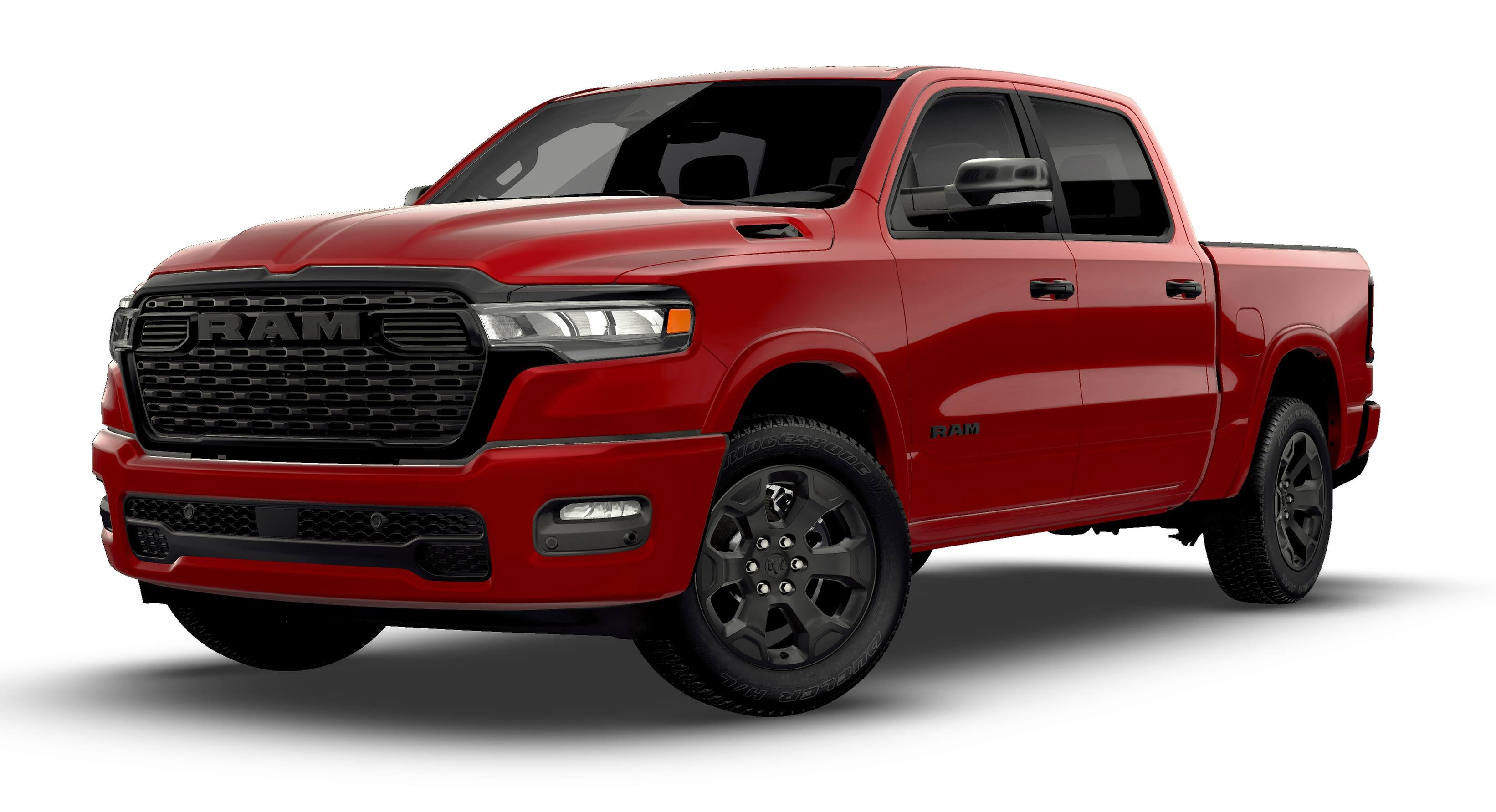 New 2026 Molten Red Pearl-Coat Exterior Paint RAM BIG HORN image 13