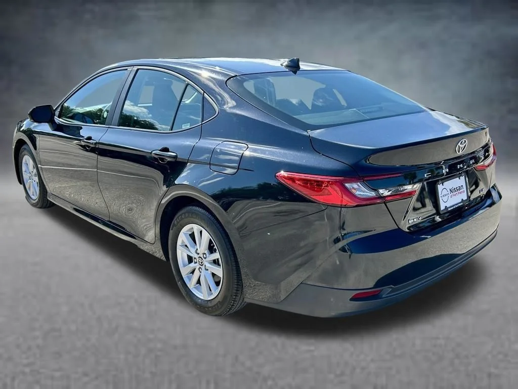 Used 2025 Midnight Black Metallic Toyota LE image 8