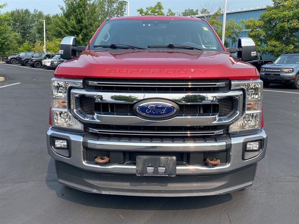 Used 2022 Rapid Red Metallic Tinted Clearcoat Ford XLT image 6