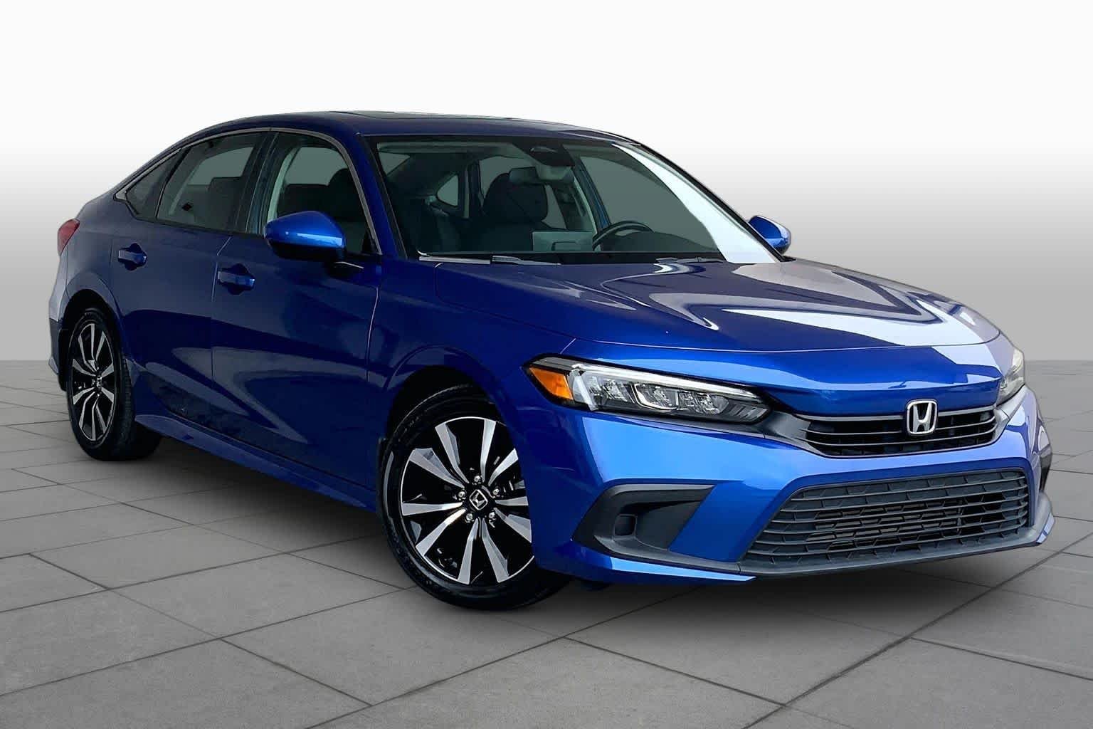 Used 2024 Aegean Blue Metallic Honda EX image 3