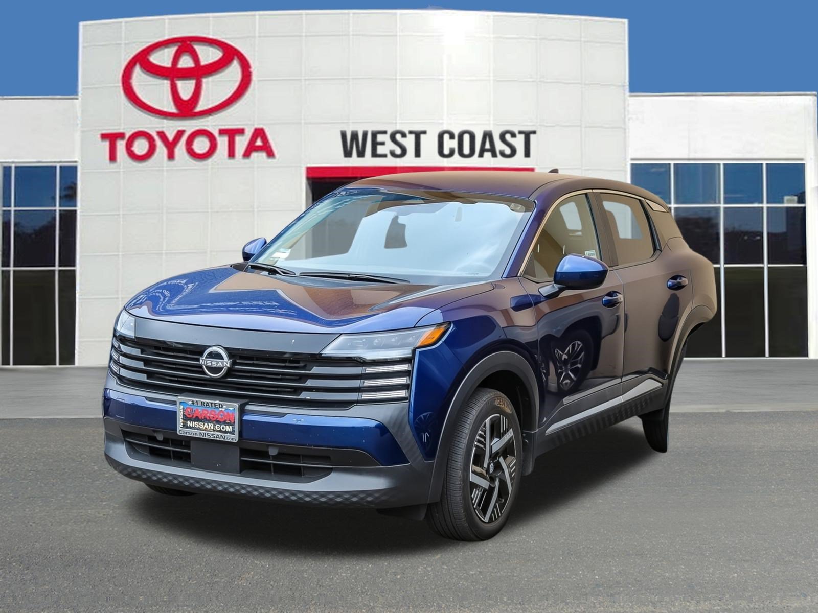 Used 2025 Deep Blue Pearl Nissan SV image 1