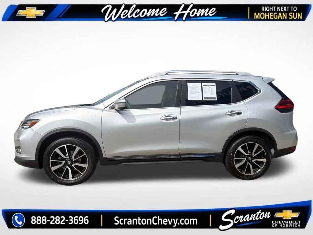 Used 2017 Nissan Rogue SL with VIN 5N1AT2MV5HC823770 for sale in Norwich, CT