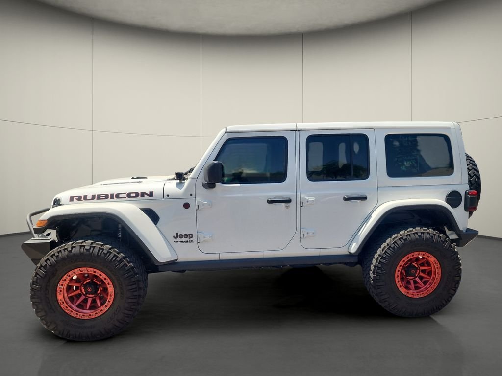 Used 2021 White Jeep Unlimited Rubicon image 4