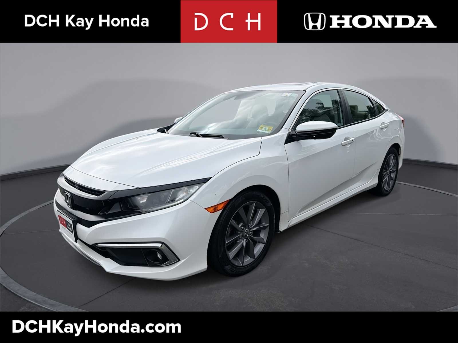 Used 2019 Platinum White Pearl Honda EX image 1