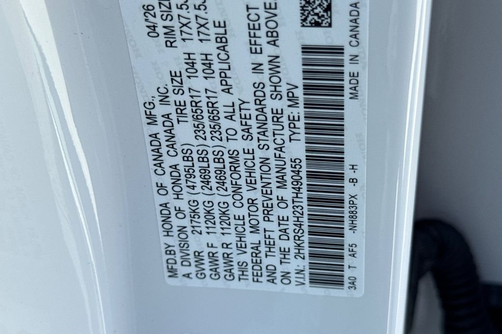 New 2026 Platinum White Pearl Honda LX image 27