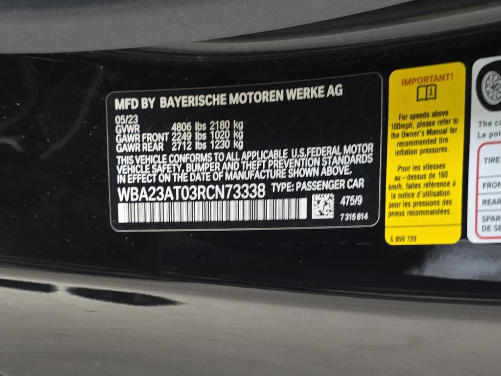 Certified Used 2024 Black Sapphire Metallic BMW 430i image 29