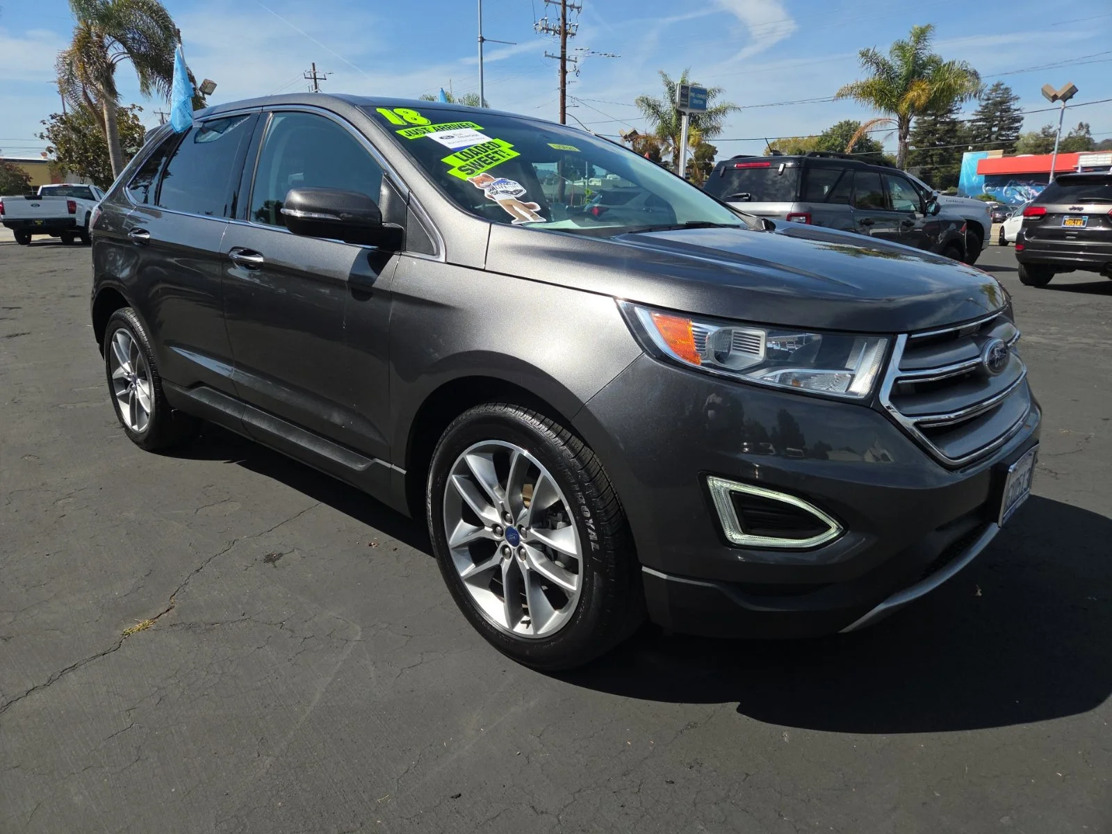 Certified Used 2018 Magnetic Ford Titanium image 1