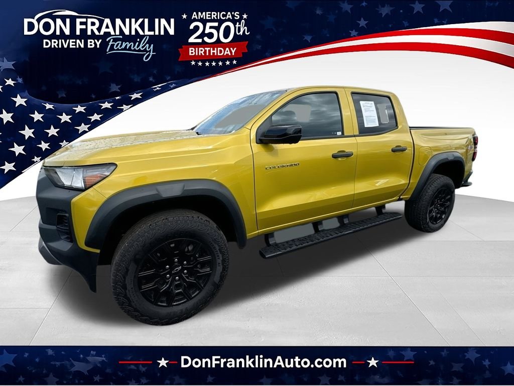 Used 2023 Yellow Chevrolet Trail Boss image 1