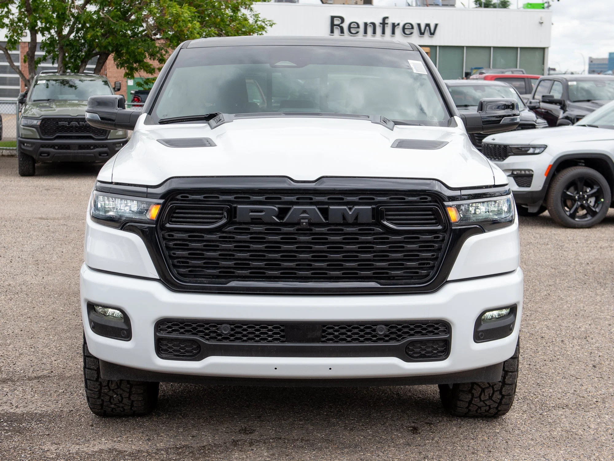 New 2026 White RAM Sport*, 2 Inch Lift, 33 Inch Tires image 9