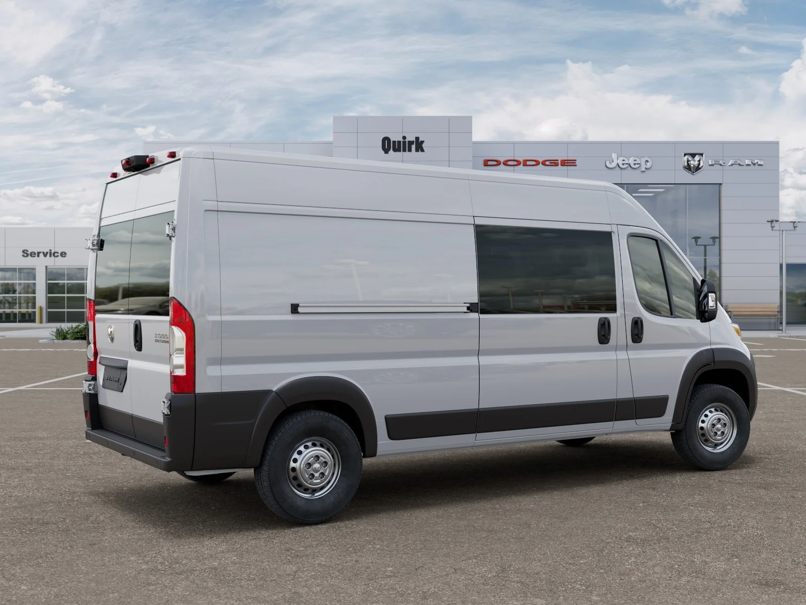 New 2026 Bright White Clear-Coat Exterior Paint RAM Tradesman image 30