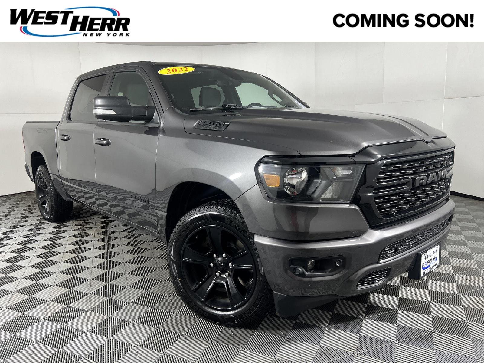 Used 2022 Granite Crystal Metallic Clearcoat Ram Big Horn image 1