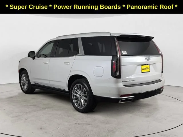 Used 2021 White Cadillac Premium Luxury image 3