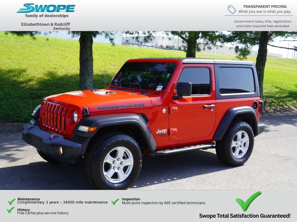 Used 2019 Firecracker Red Clearcoat Jeep Sport S image 6