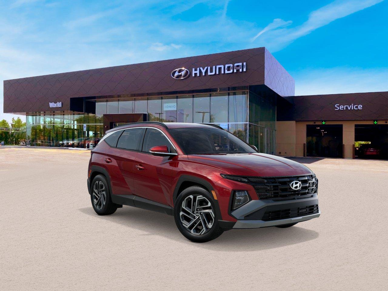 New 2026 Ultimate Red Hyundai SEL Plus AWD image 2