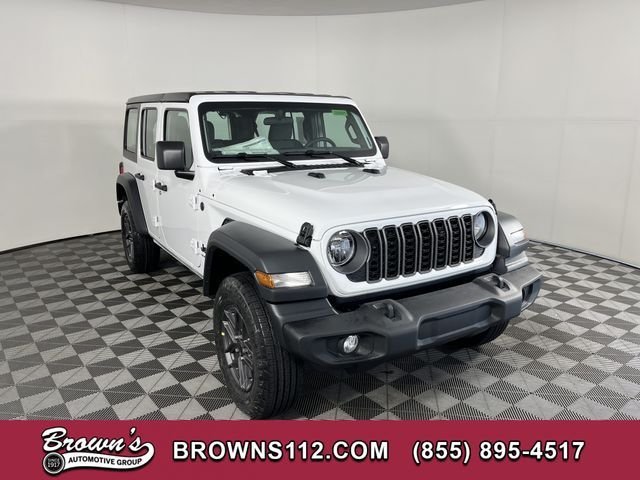 New 2026 Bright White Clear-Coat Exterior Paint Jeep Sport image 1