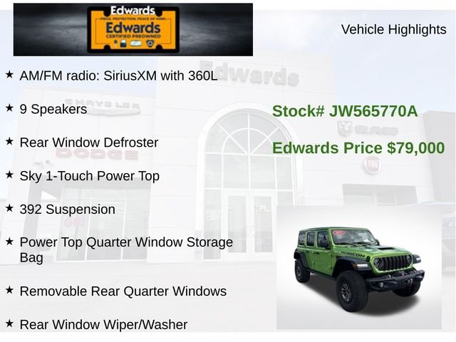 Used 2025 Green Jeep Rubicon 392 image 11